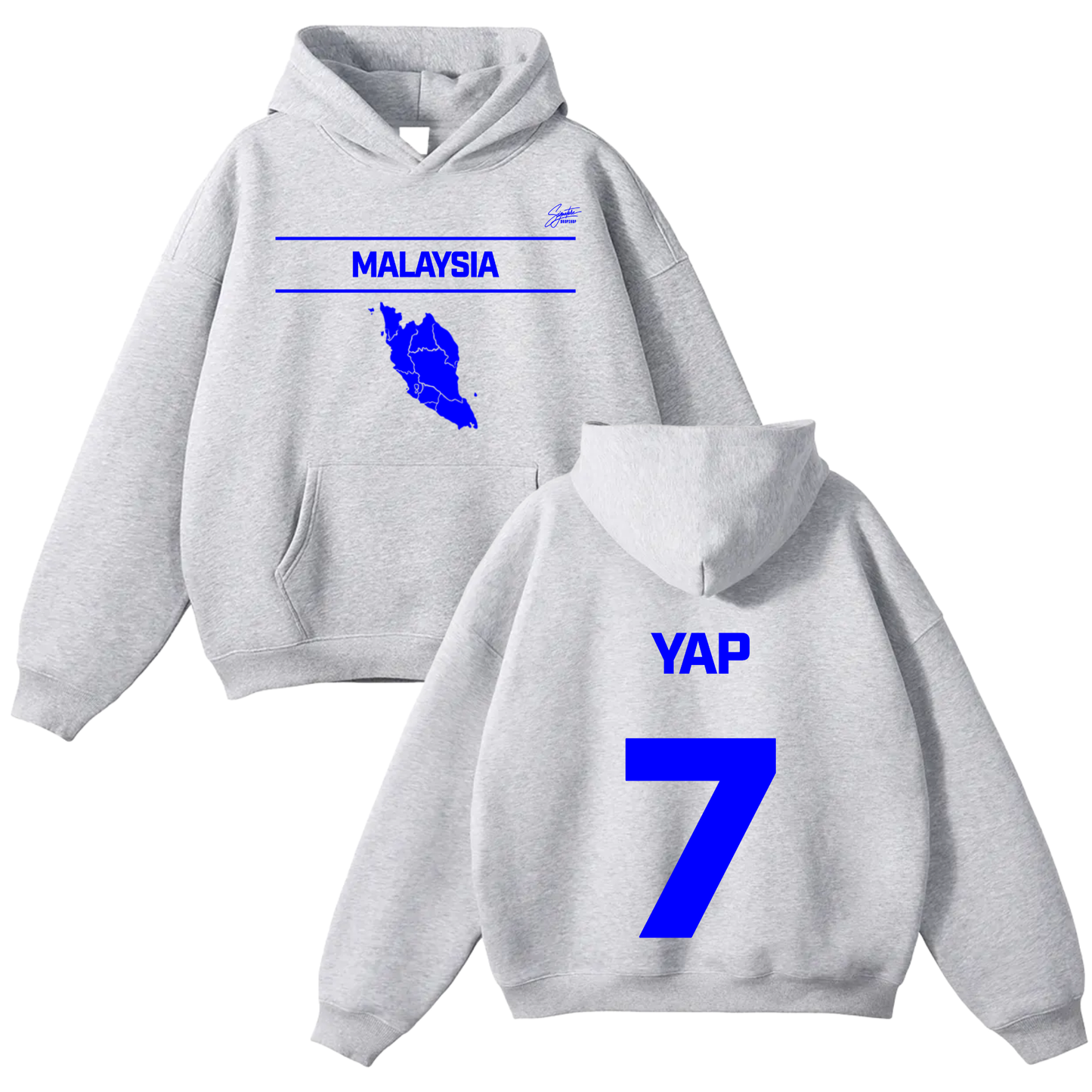 Hao Yu Yap Oversize Fleeced Hoodie