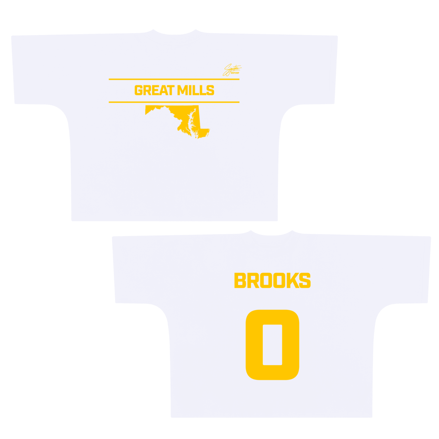 Cam Brooks Premium Drop Shoulder/Boxy Tee