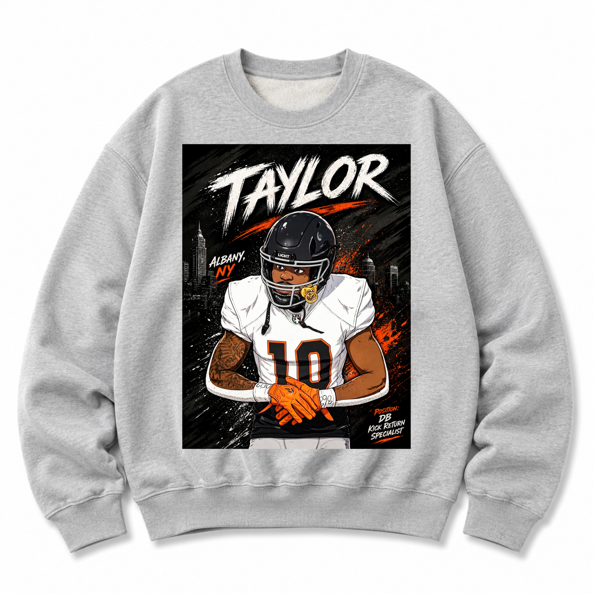 Taurian Taylor Heavyweight Crewneck Sweatshirt