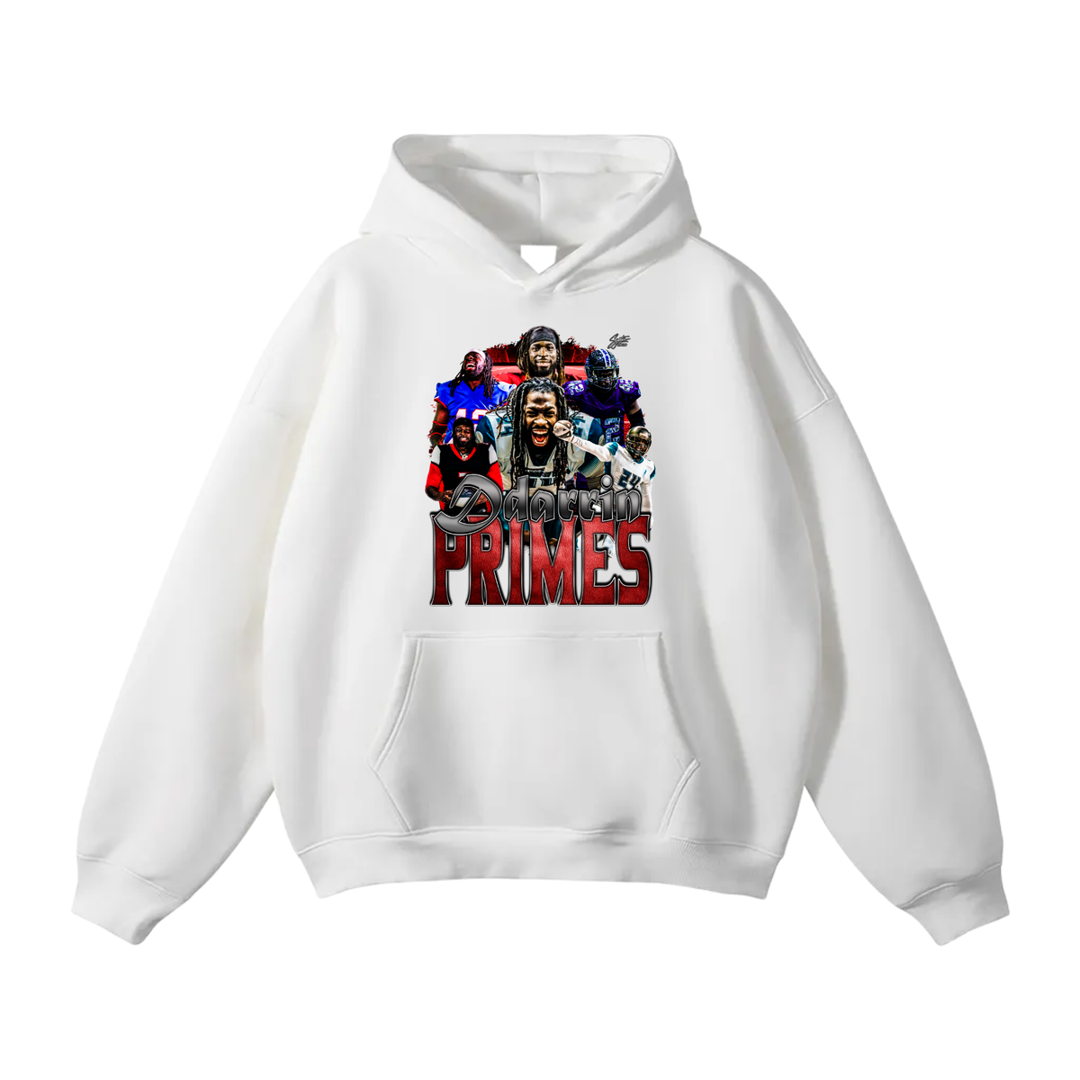 Ddarrin primes Oversize Fleeced Hoodie