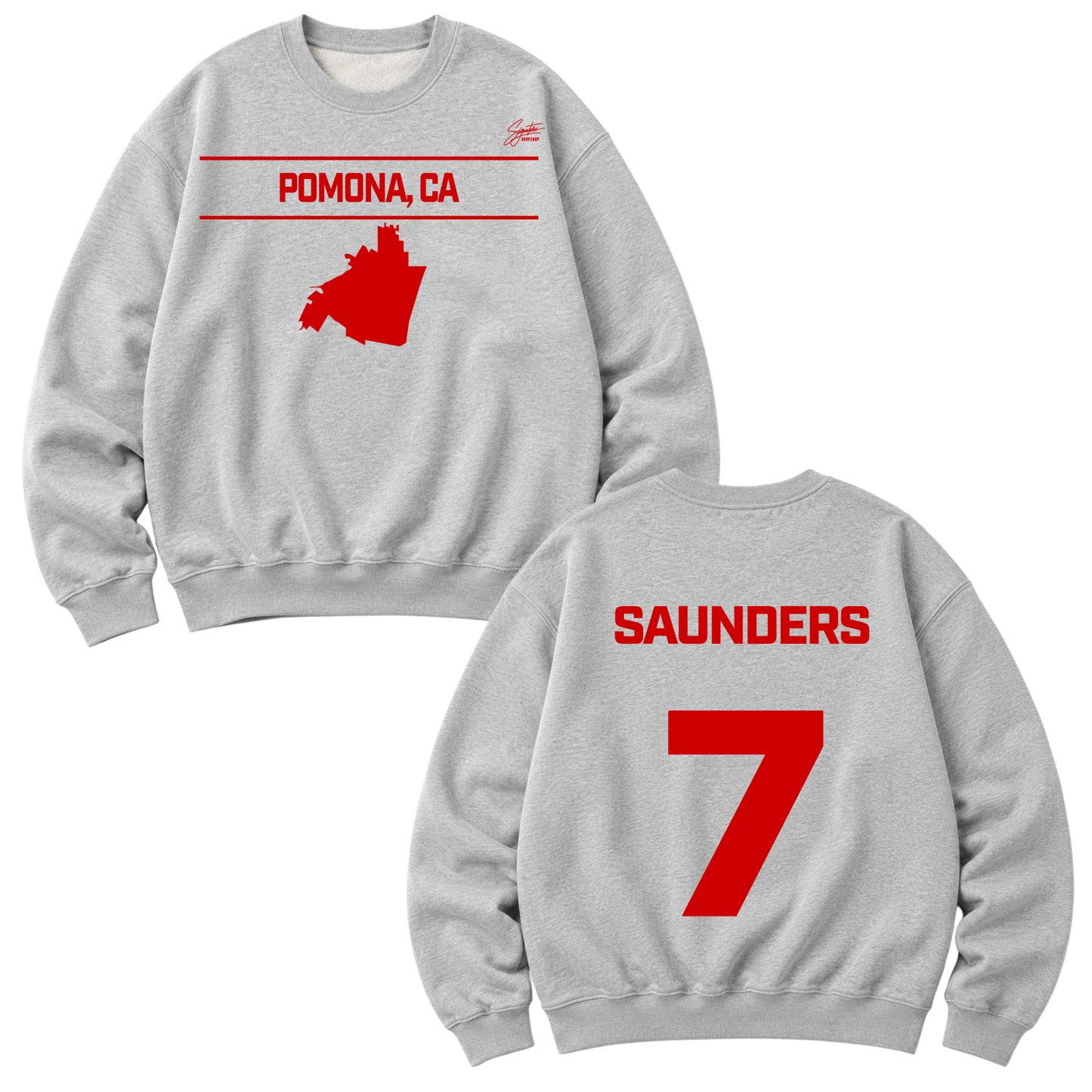 Augus Saunders Heavyweight Crewneck Sweatshirt
