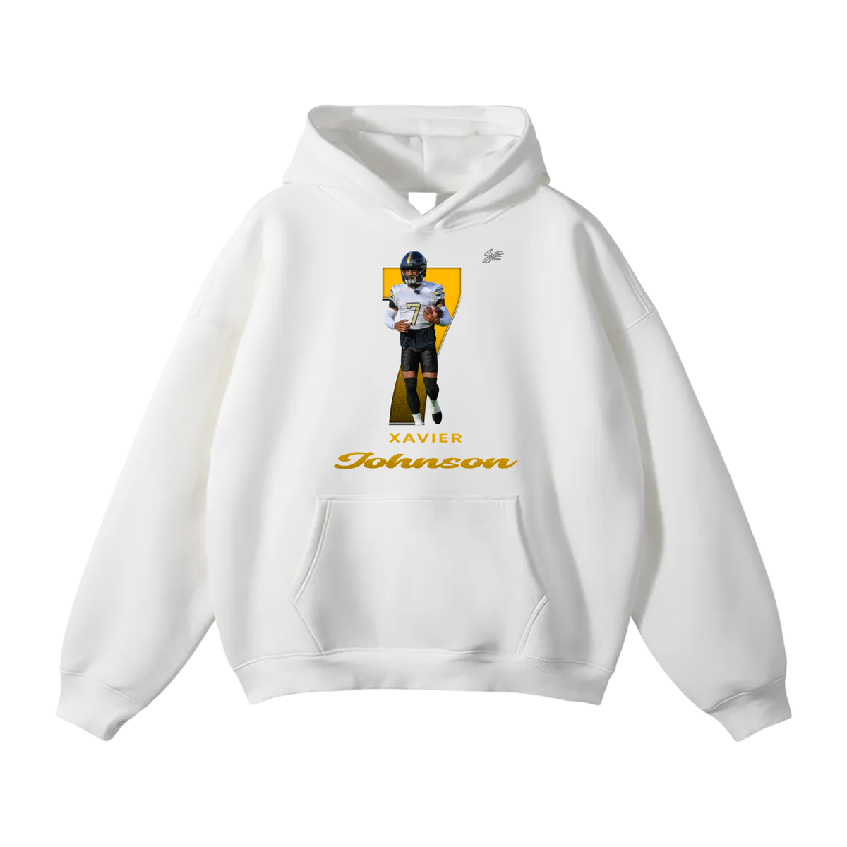 Xavier Johnson Oversize Fleeced Hoodie