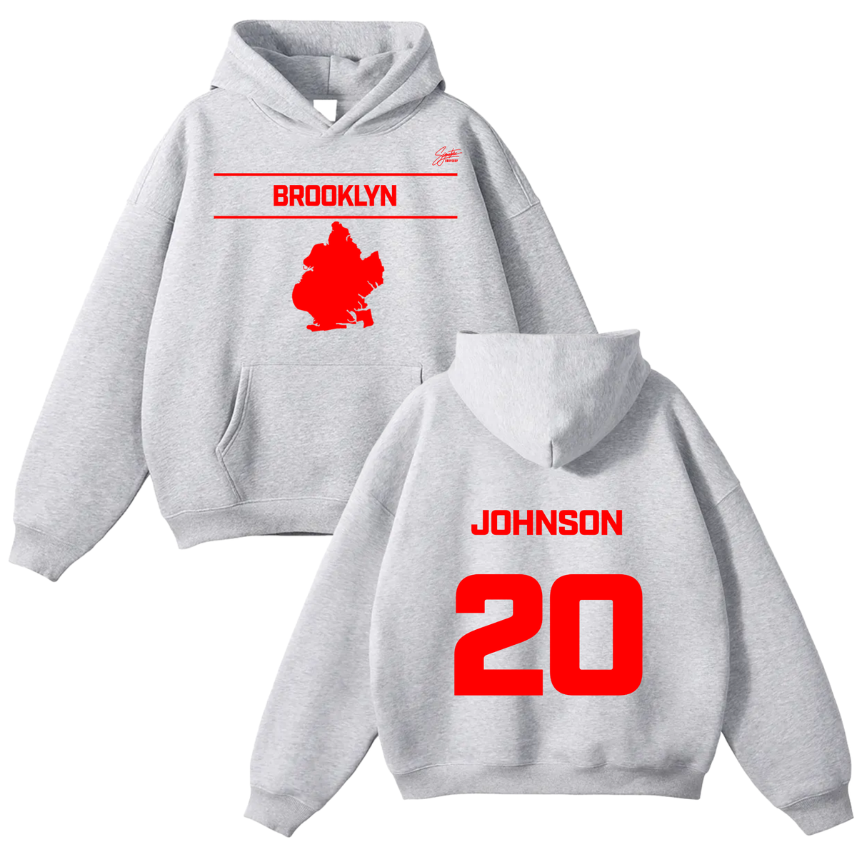 Hunter Johnson Oversize Fleeced Hoodie