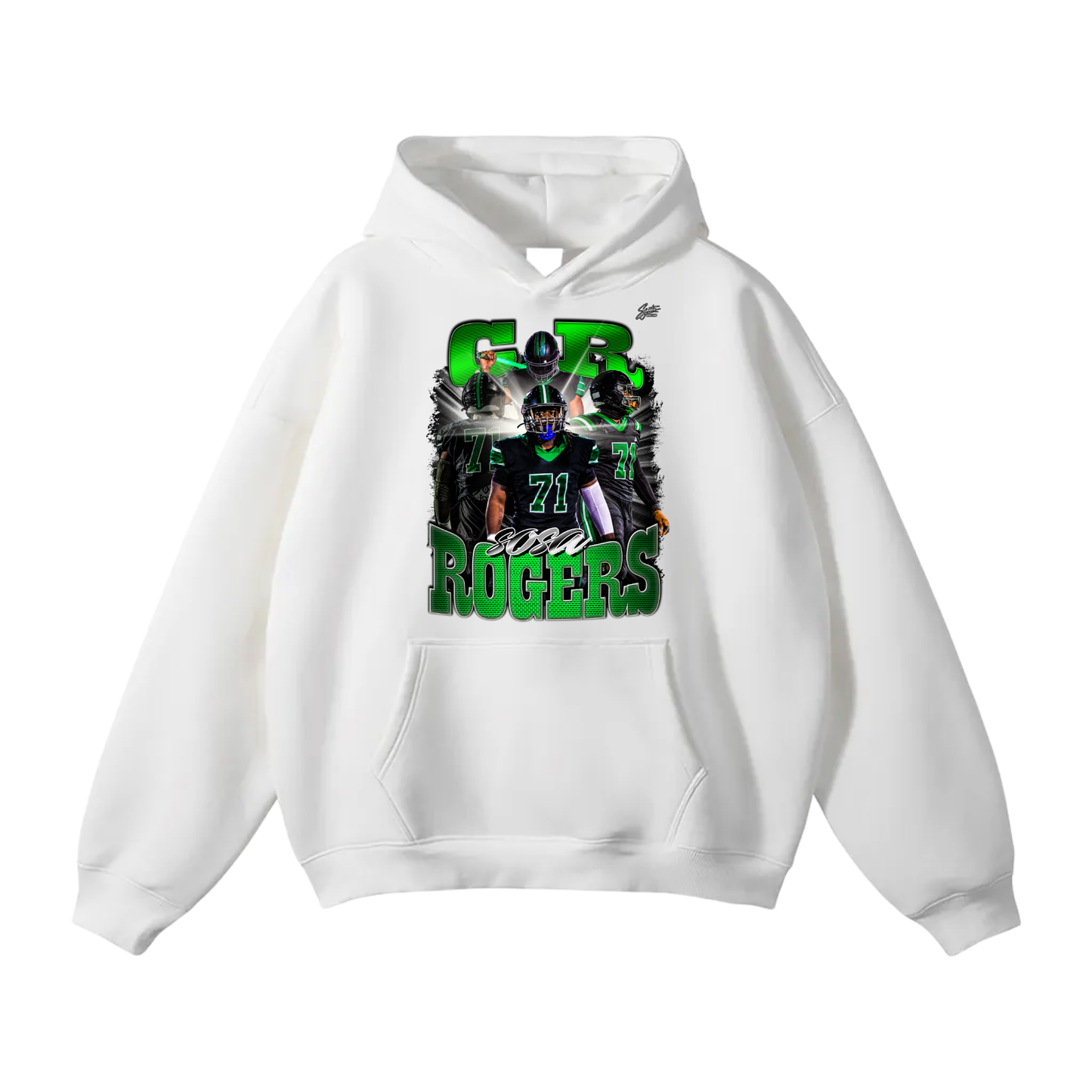 C.R Rogers Oversize Fleeced Hoodie