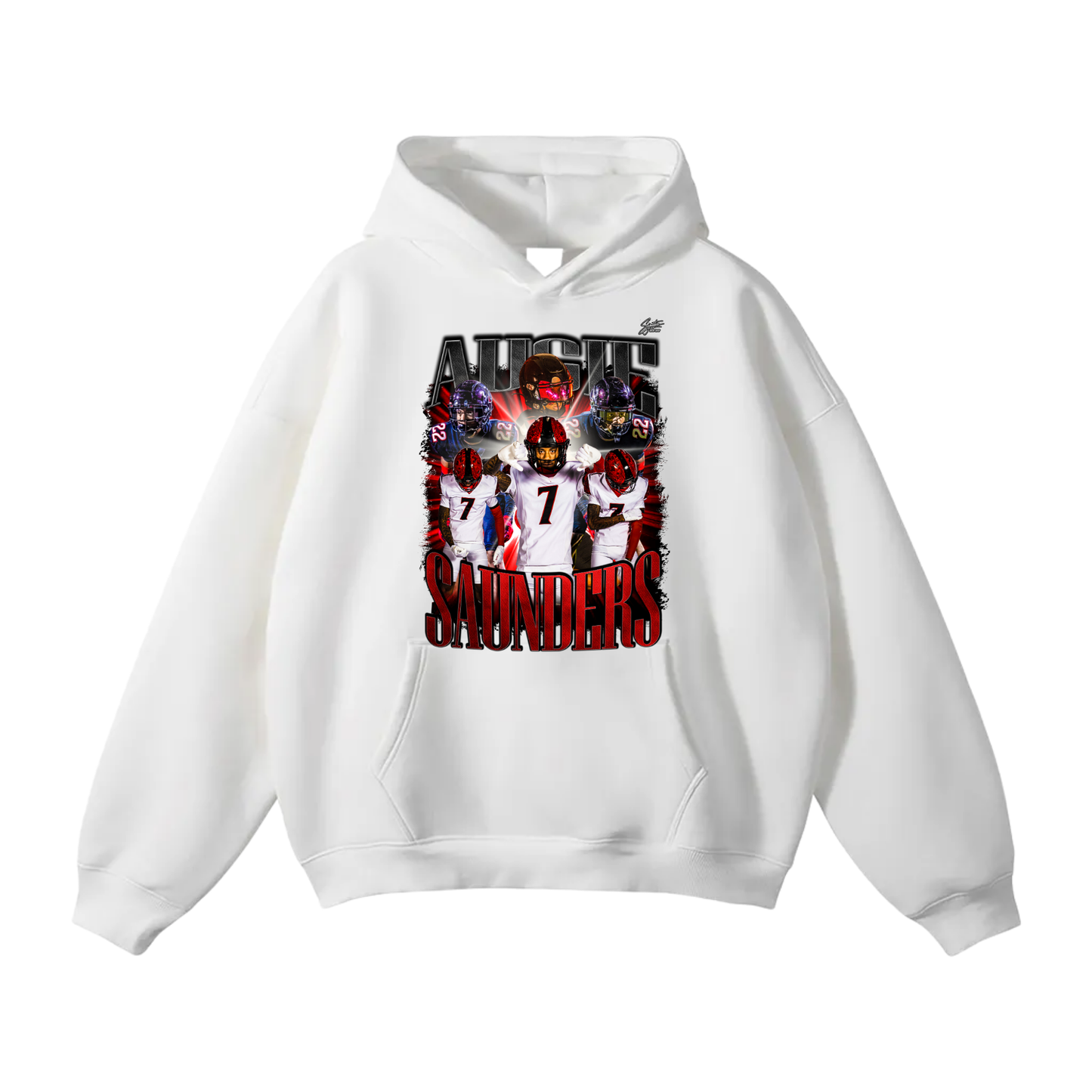 Augus Saunders Oversize Fleeced Hoodie