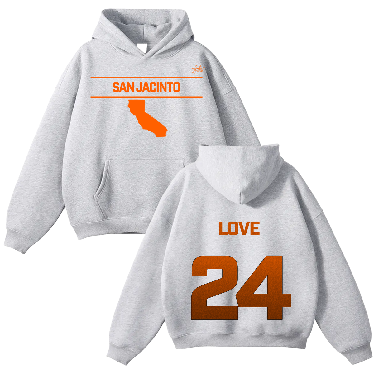 Daevon love Oversize Fleeced Hoodie