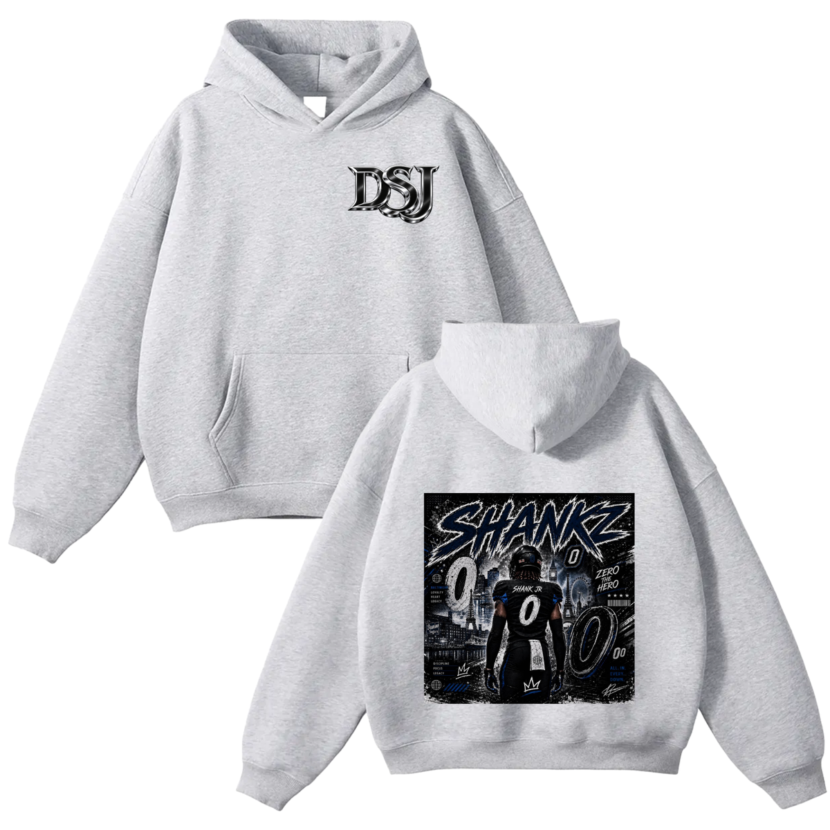 Darric Shank Oversize Fleeced Hoodie