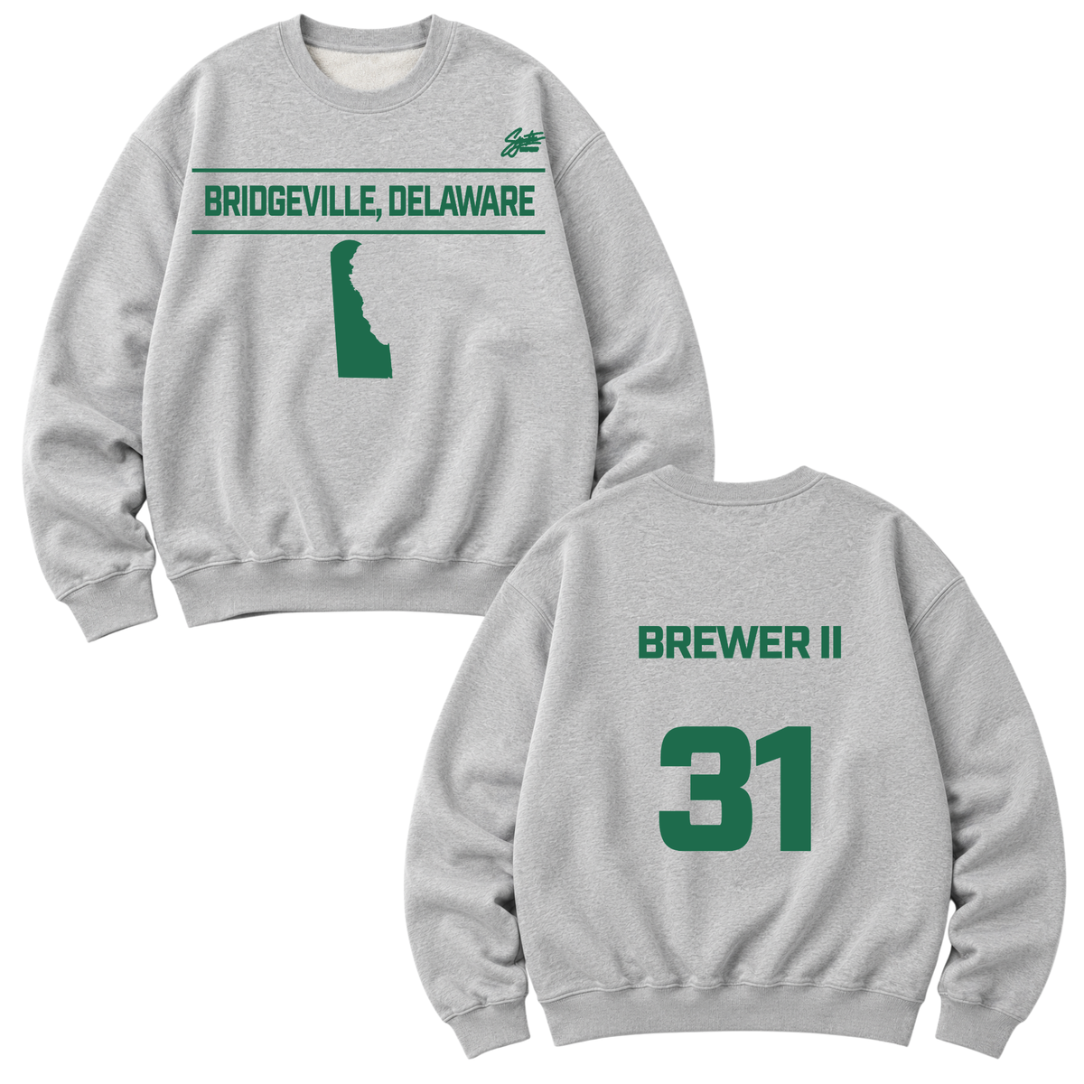 Michael Brewer II Heavyweight Crewneck Sweatshirt