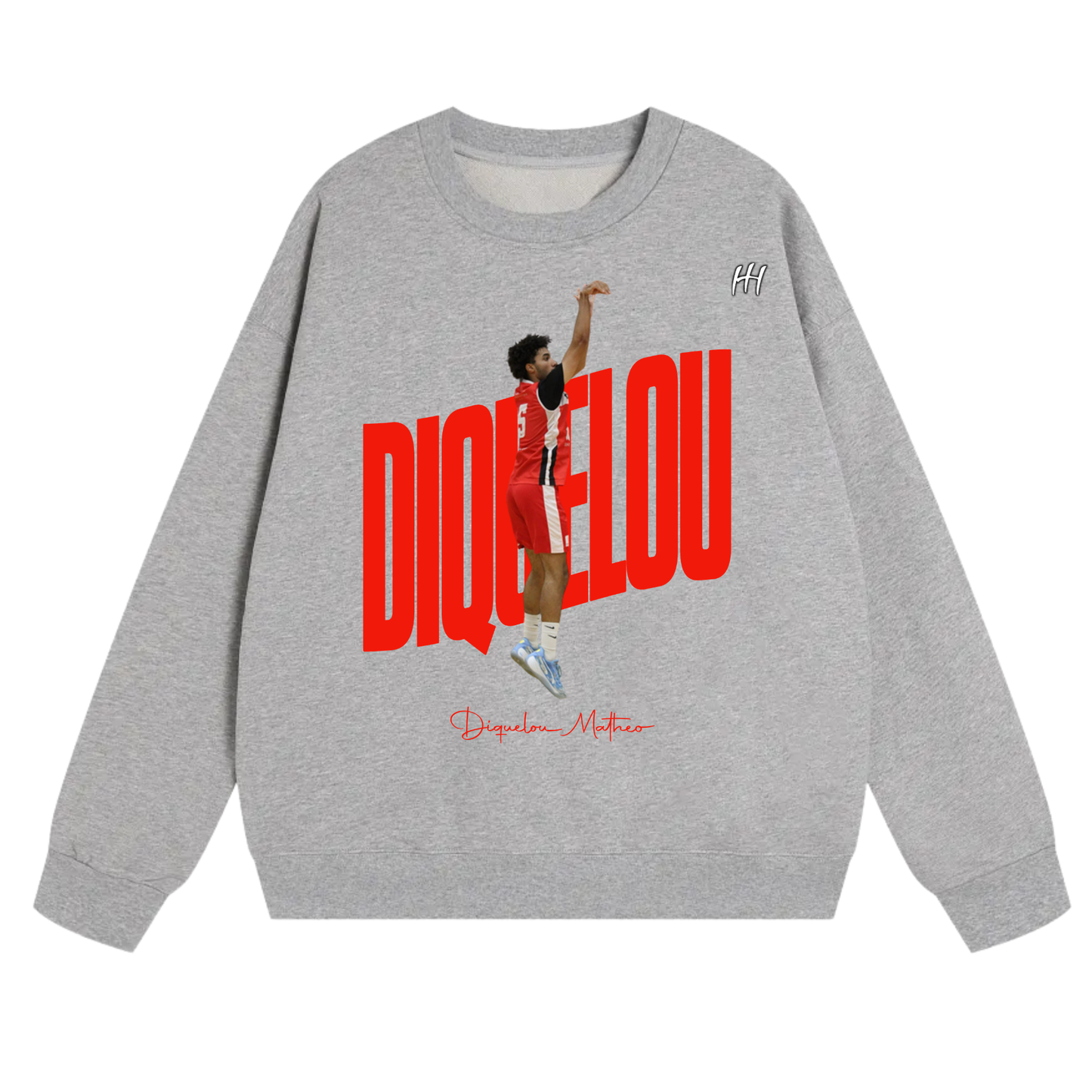 Diquelou Mathéo Heavyweight Crewneck Sweatshirt
