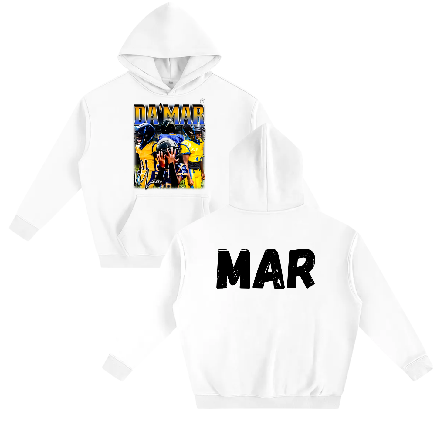 Da'Mar Oversize Fleeced Hoodie