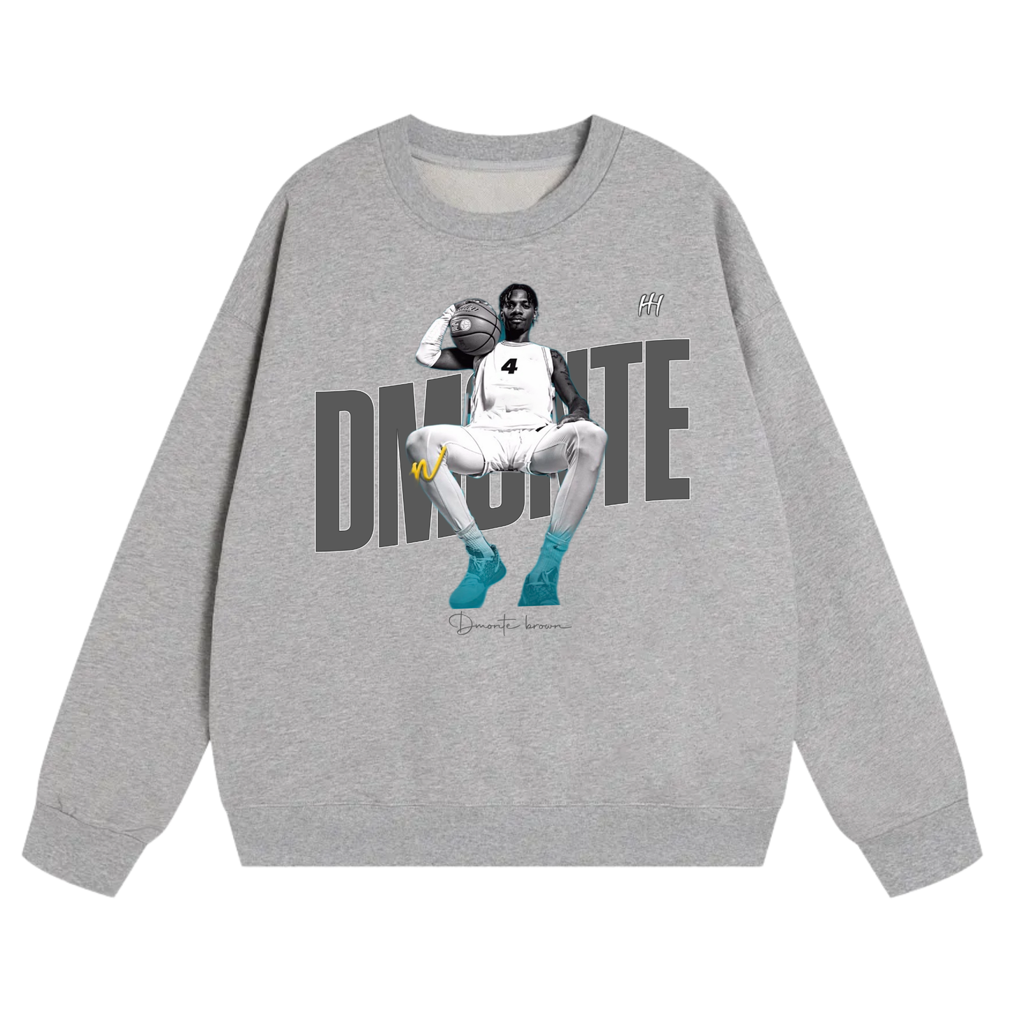 Dmonte Brown Heavyweight Crewneck Sweatshirt