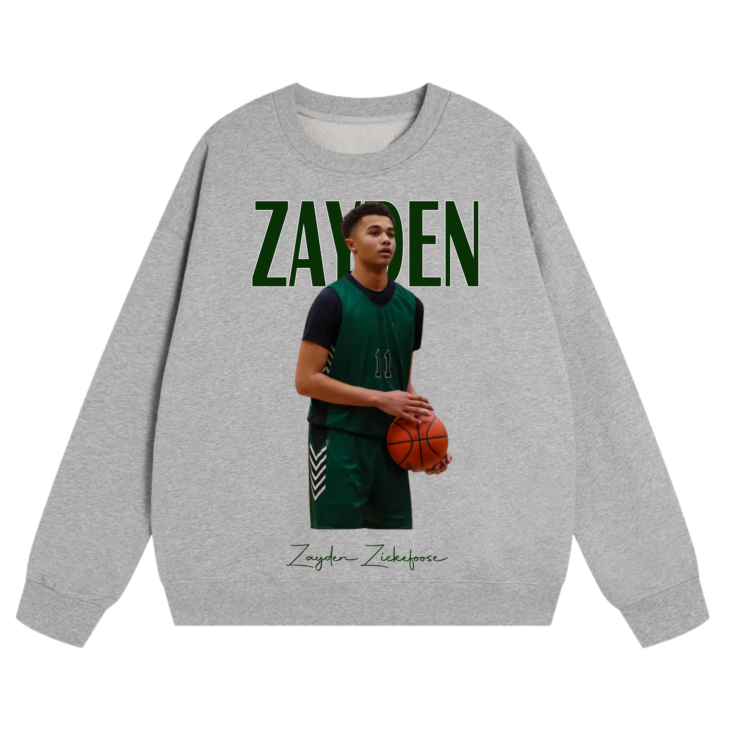 Zayden Zickefoose Heavyweight Crewneck Sweatshirt