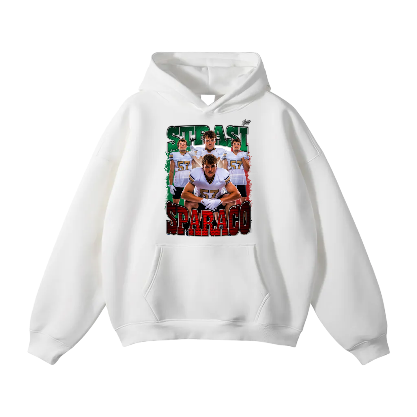 Strasi Sparaco Oversize Fleeced Hoodie