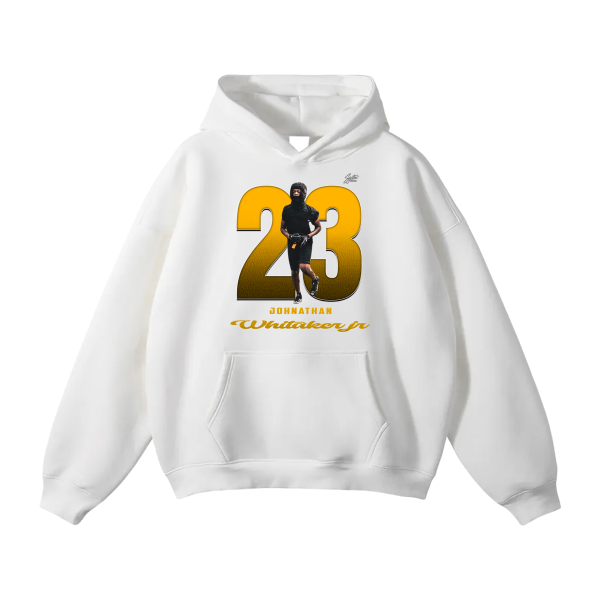 Johnathan Whitaker jr Oversize Fleeced Hoodie