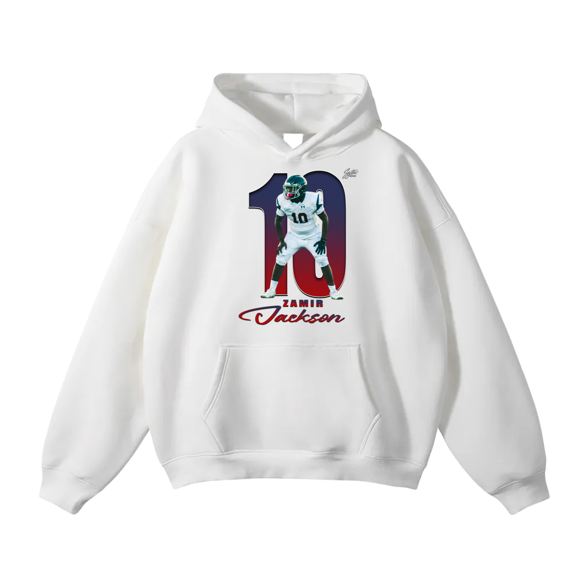 Zamir Jackson Oversize Fleeced Hoodie