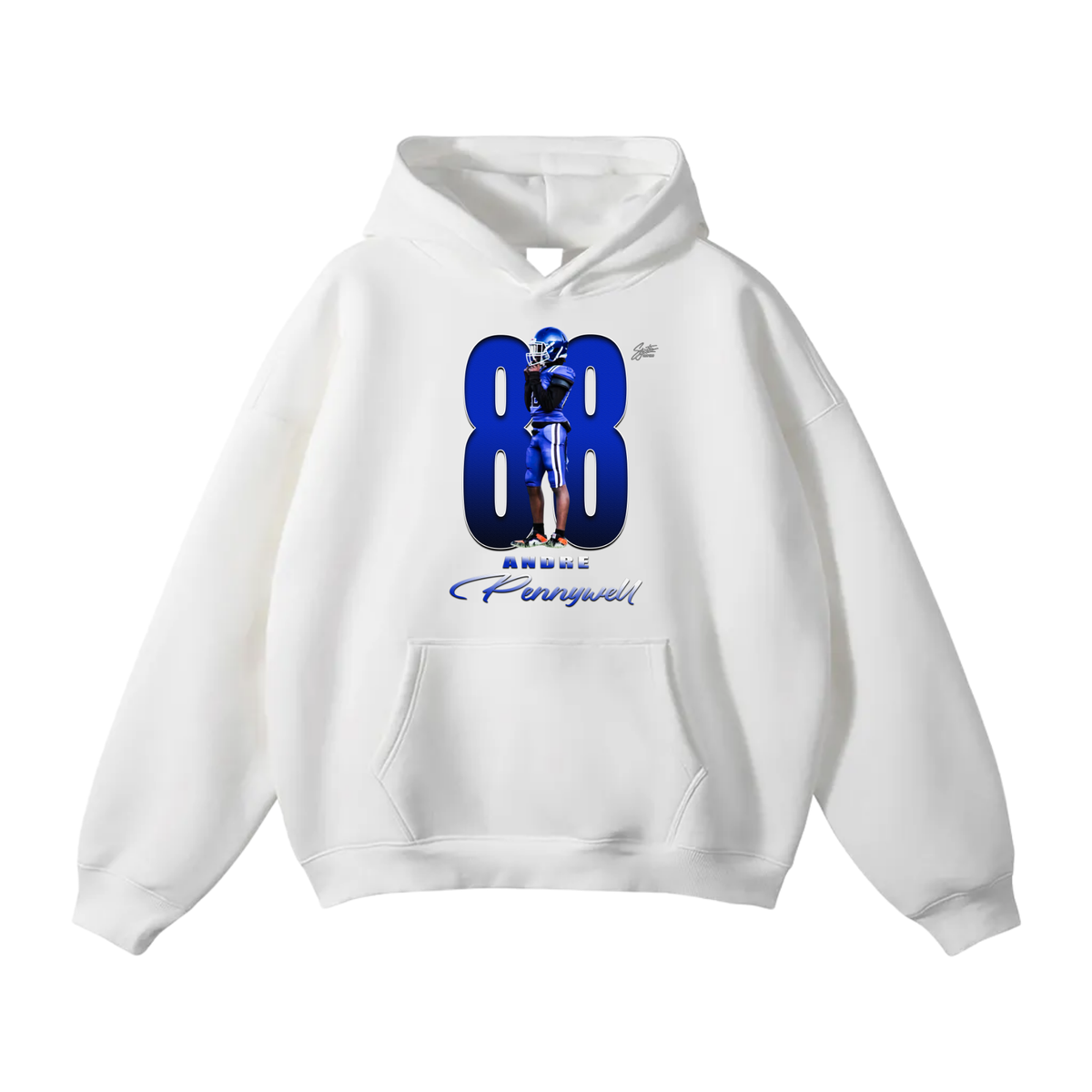 Andre Pennywell Oversize Fleeced Hoodie