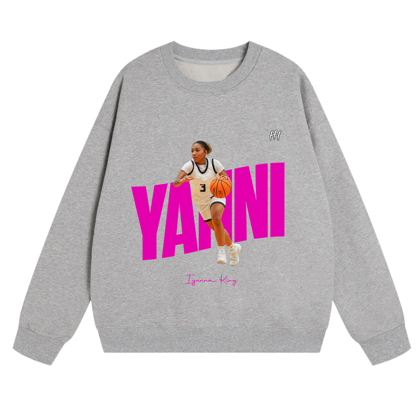 Iyanna king Heavyweight Crewneck Sweatshirt