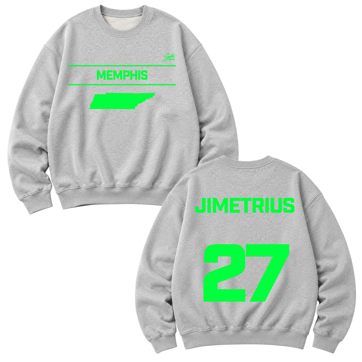 Jimetrius Akins Heavyweight Crewneck Sweatshirt