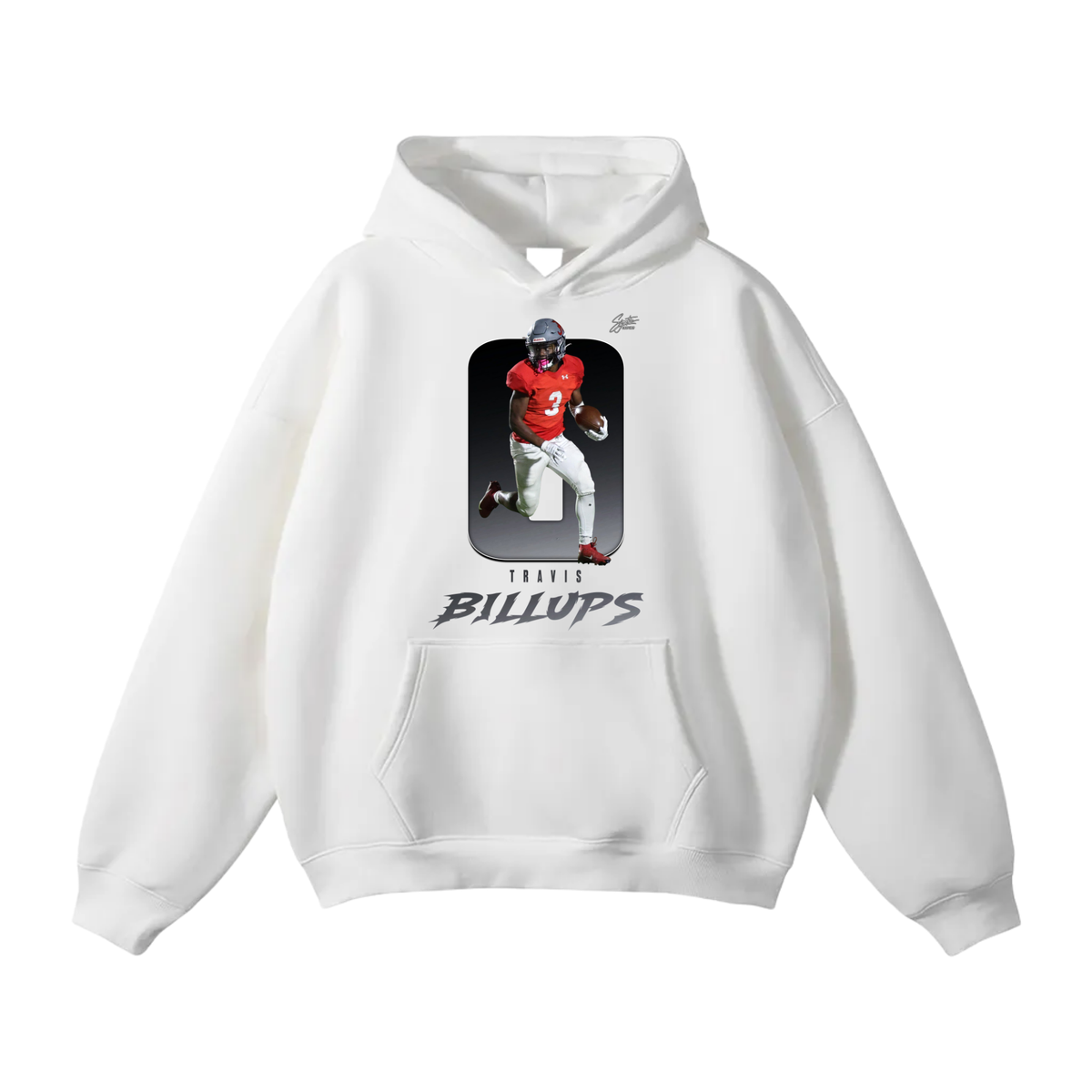 Travis Billups Oversize Fleeced Hoodie