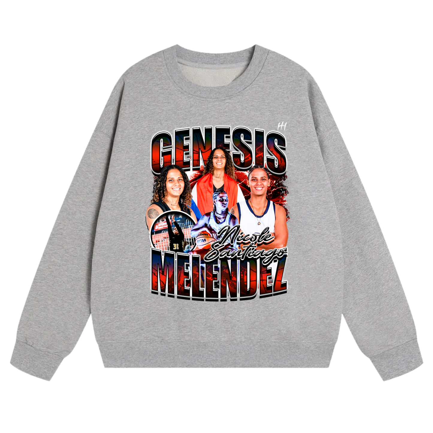 Genesis Nicole Santiago Melendez Heavyweight Crewneck Sweatshirt