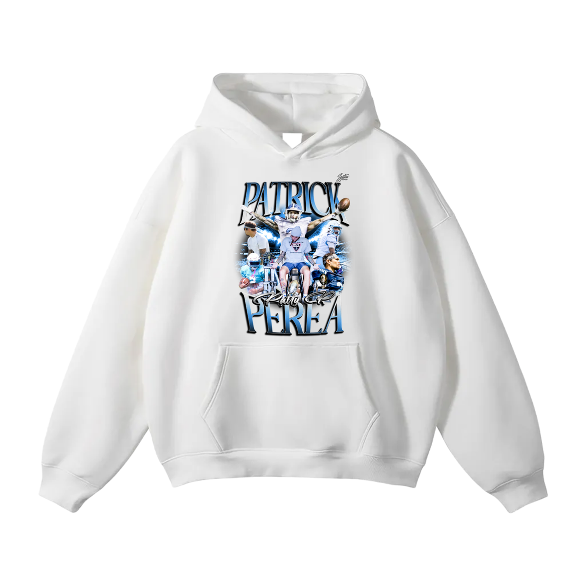 Patrick Perea  Oversize Fleeced Hoodie