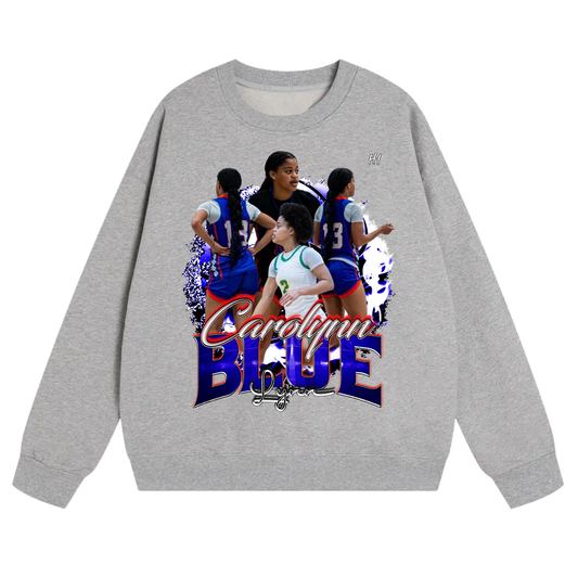 Carolynn Blue Heavyweight Crewneck Sweatshirt