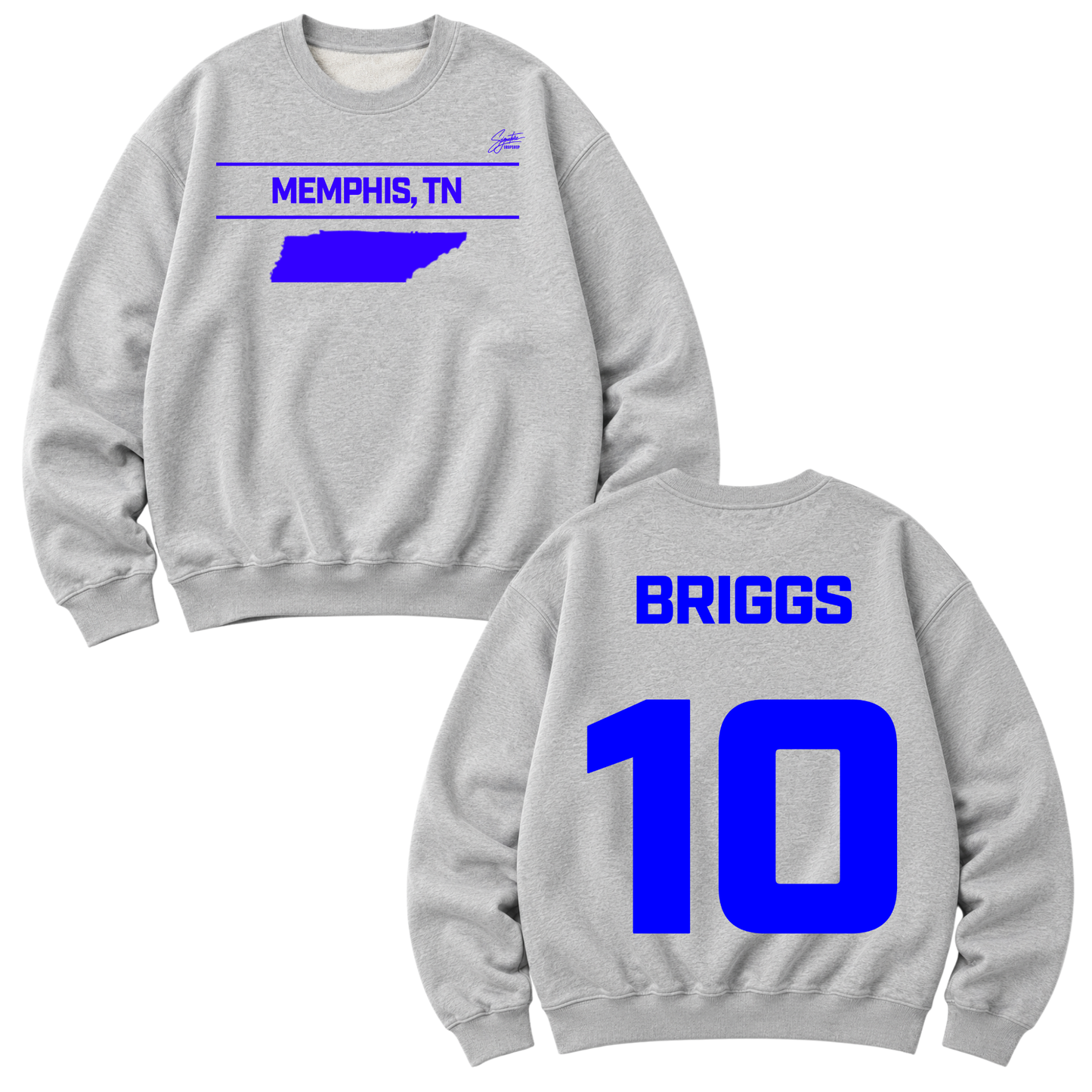 DeUndre Briggs Heavyweight Crewneck Sweatshirt