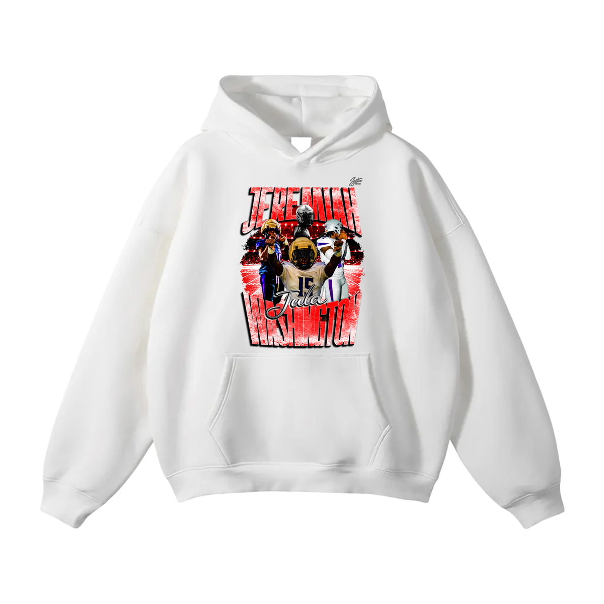 Jeremiah Washington Oversize Fleeced Hoodie