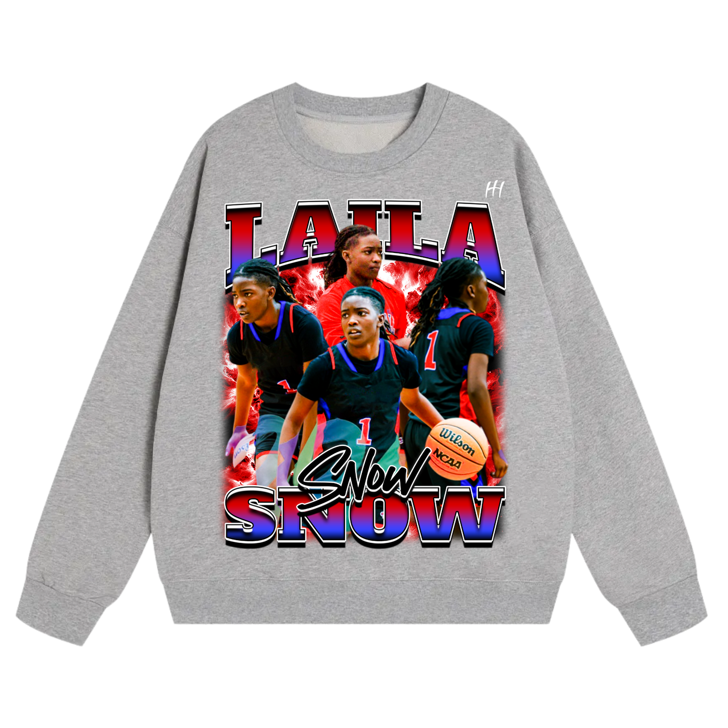 Laila Snow Heavyweight Crewneck Sweatshirt