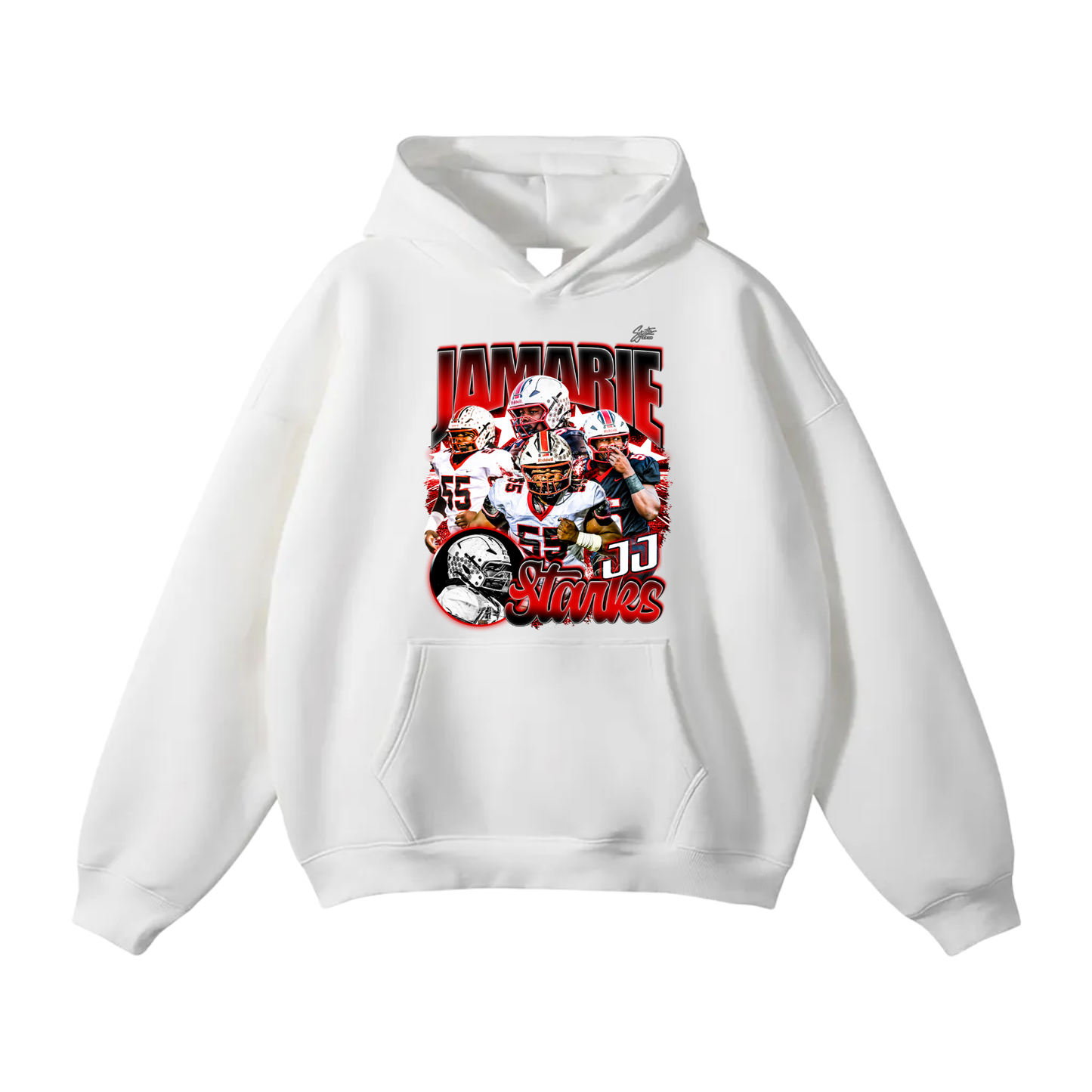 Jamarie “JJ” Starks Oversize Fleeced Hoodie