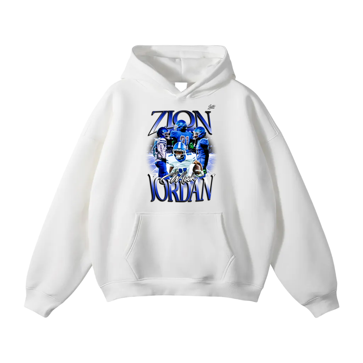 Zion Jordan Oversize Fleeced Hoodie