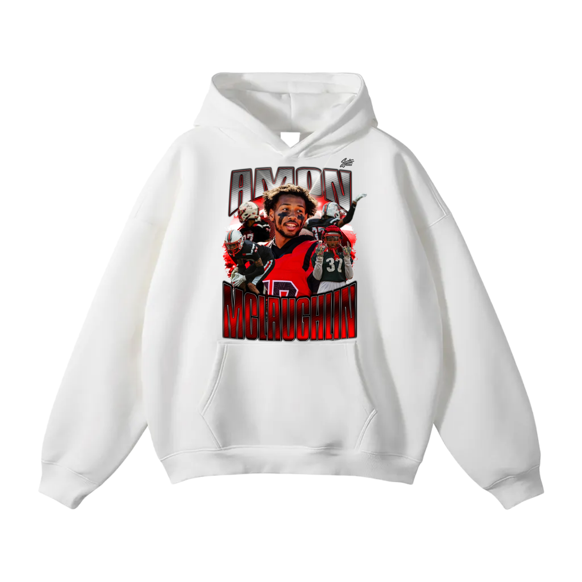 Amon McLaughlin Oversize Fleeced Hoodie