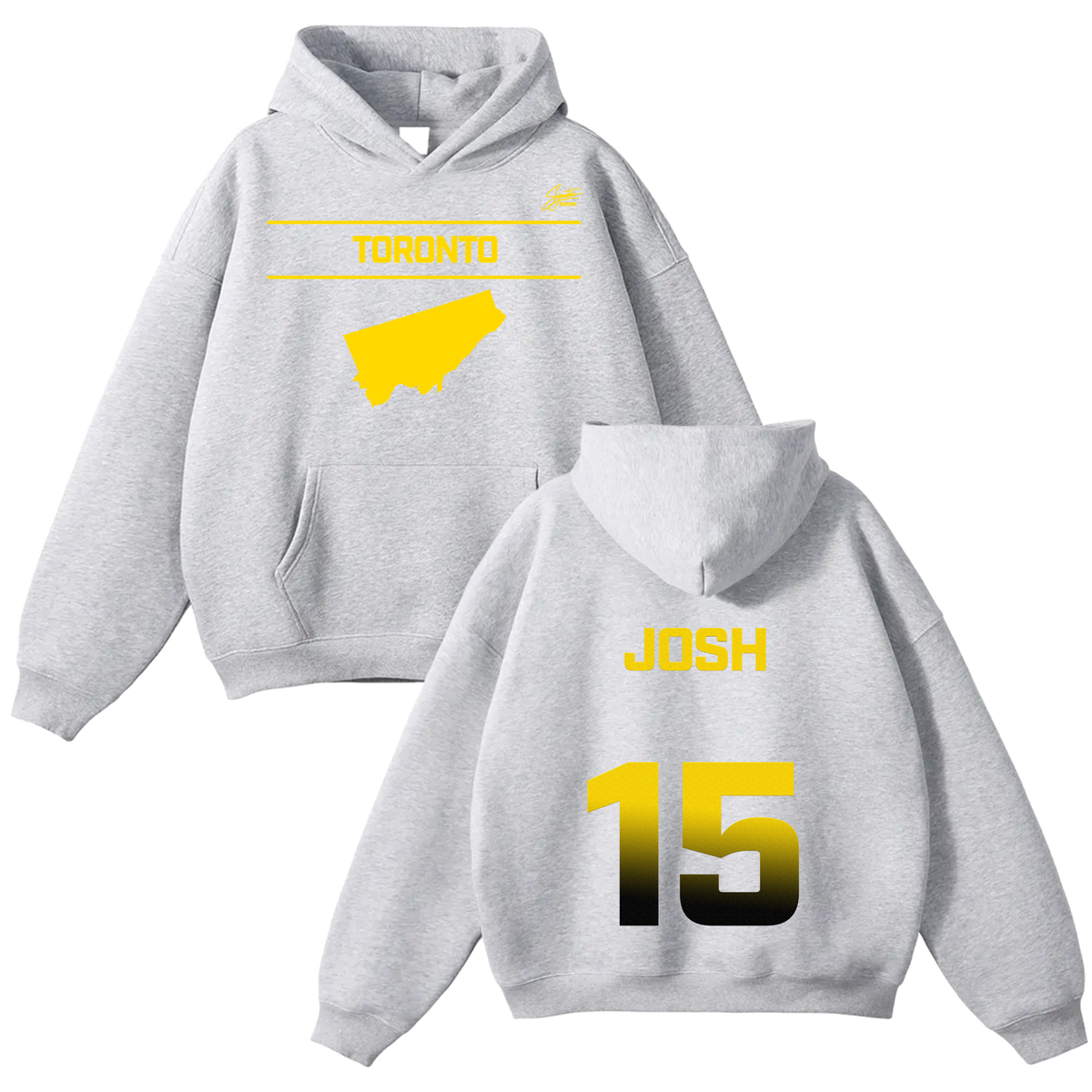 Josh Martin Oversize Fleeced Hoodie