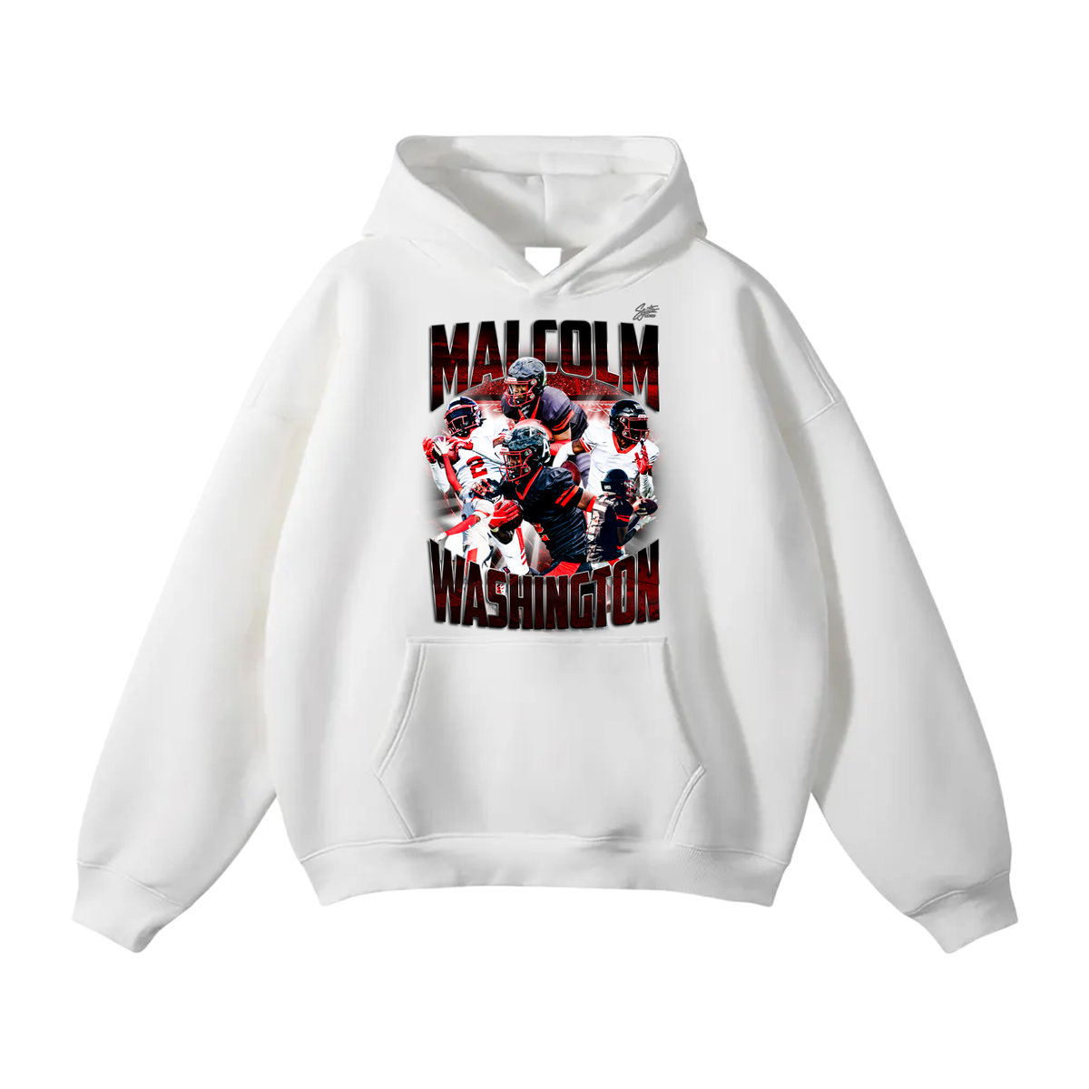 Malcom Washington Oversize Fleeced Hoodie