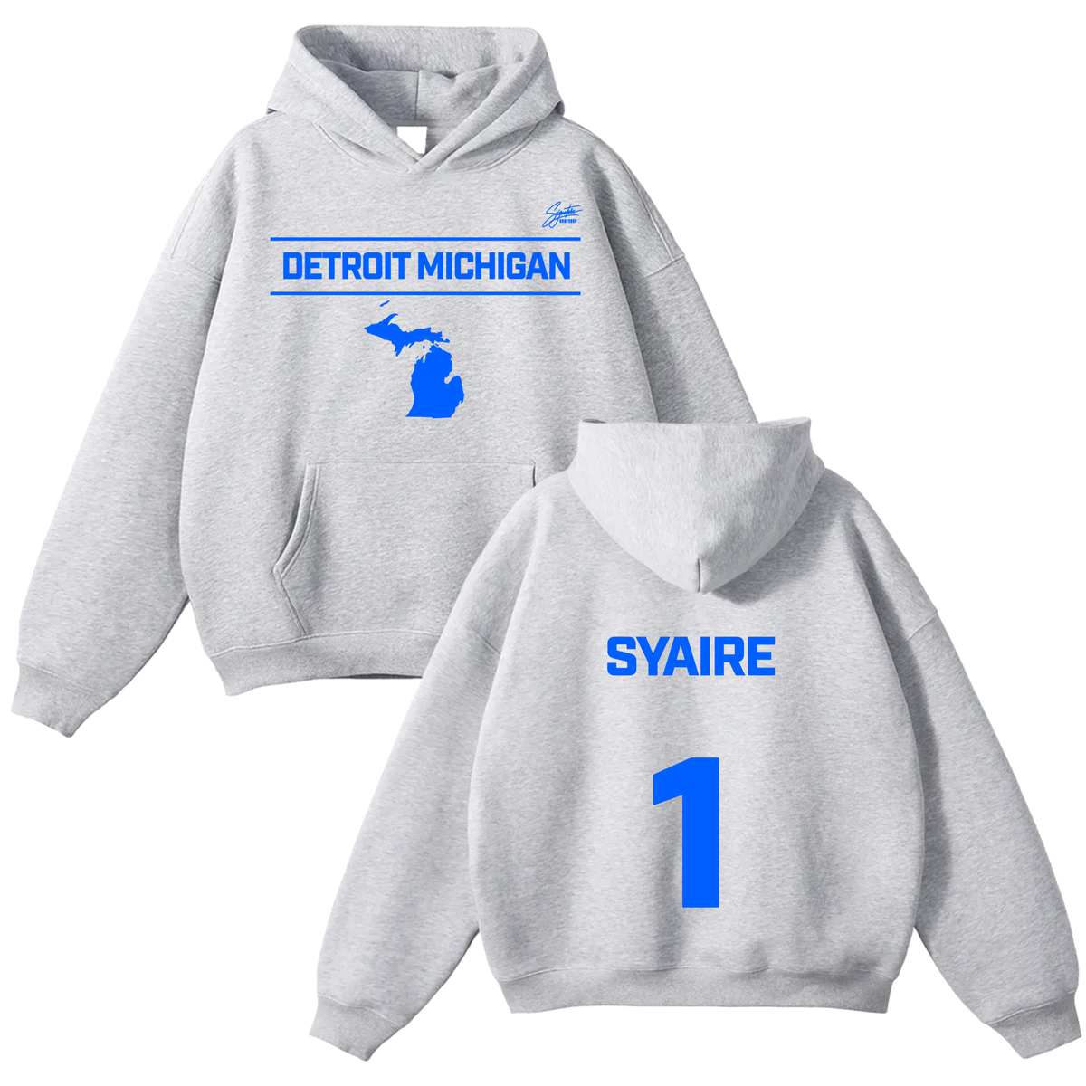 Syaire Davis Oversize Fleeced Hoodie