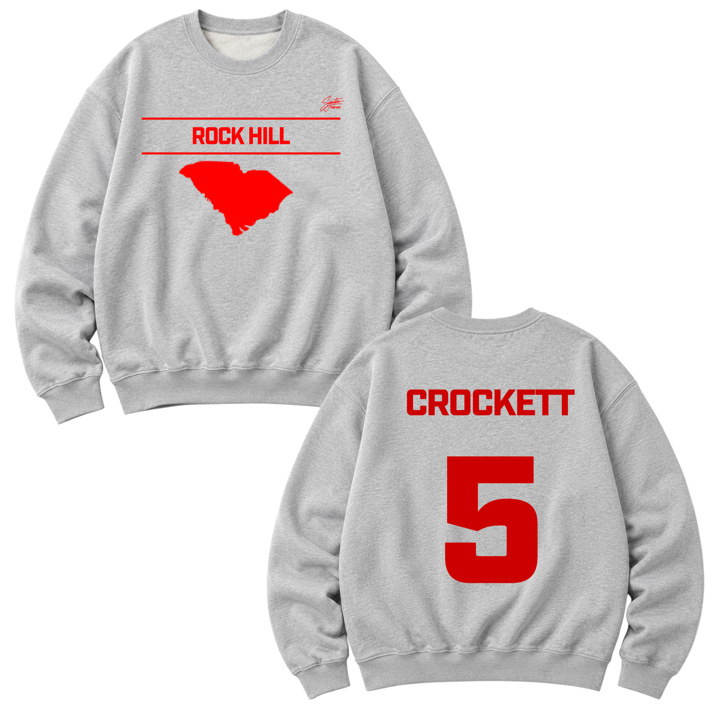Dawandrick Crockett Heavyweight Crewneck Sweatshirt