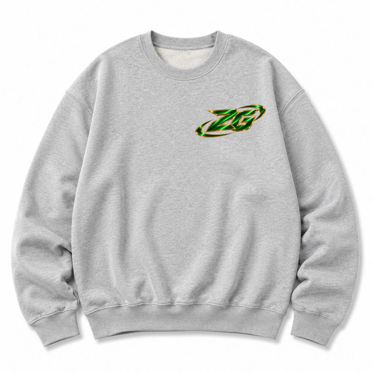 Zorrion Green Heavyweight Crewneck Sweatshirt