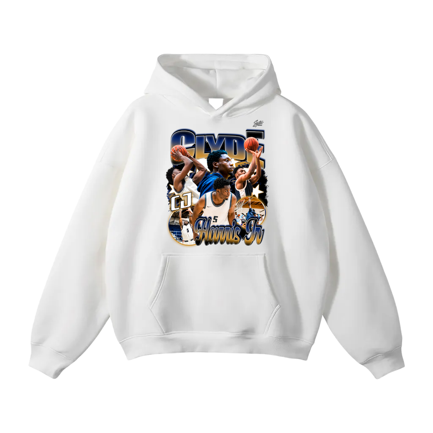 Clyde Harris Jr Oversize Fleeced Hoodie