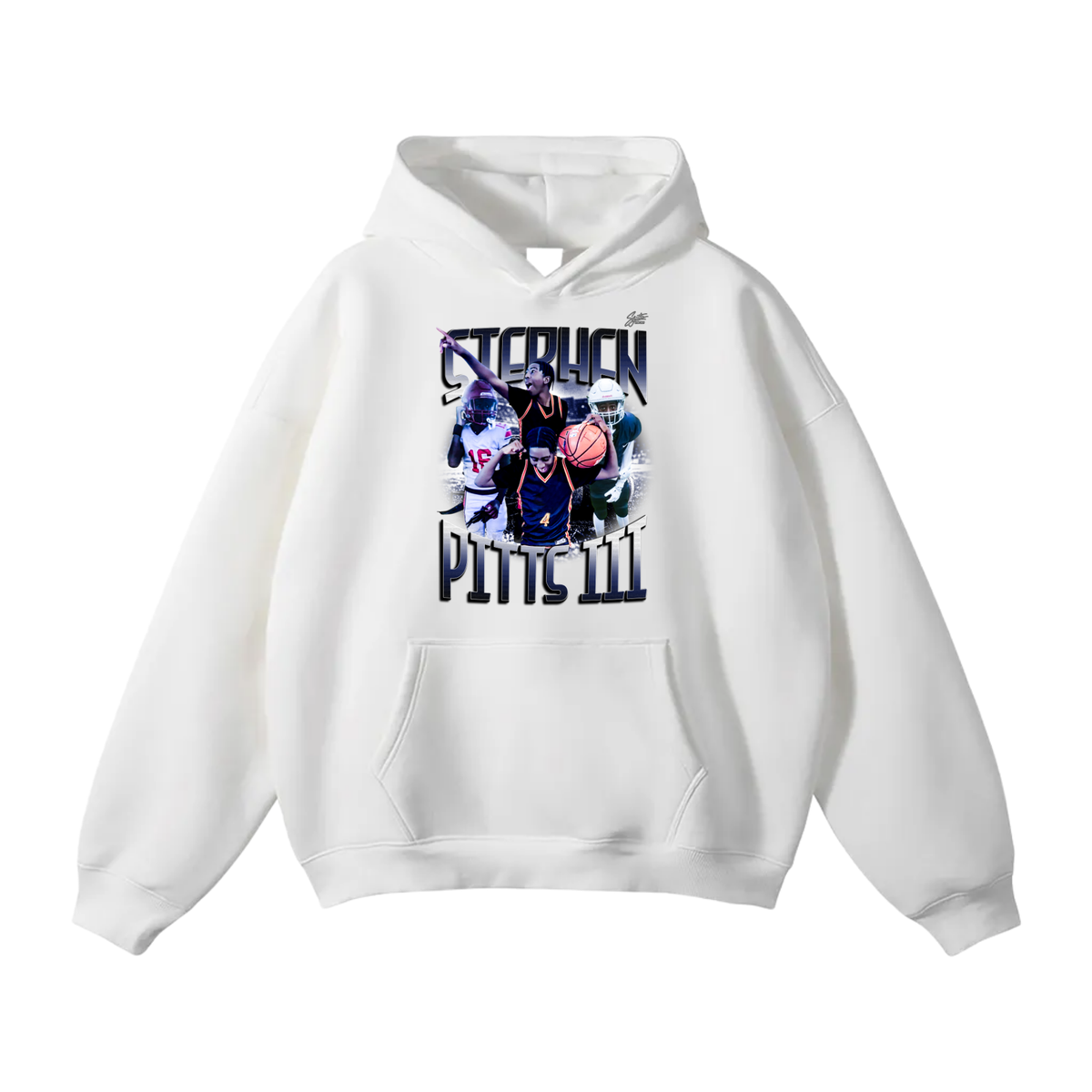 Stephen Pitts lll Oversize Fleeced Hoodie