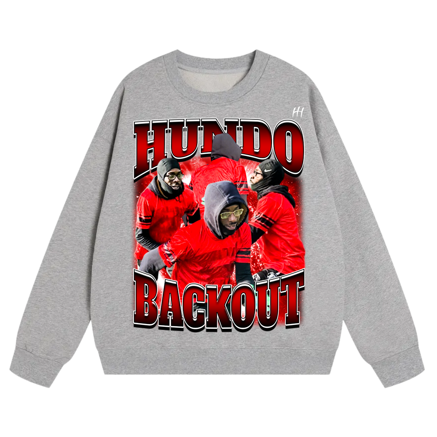 Hundo Backout Heavyweight Crewneck Sweatshirt