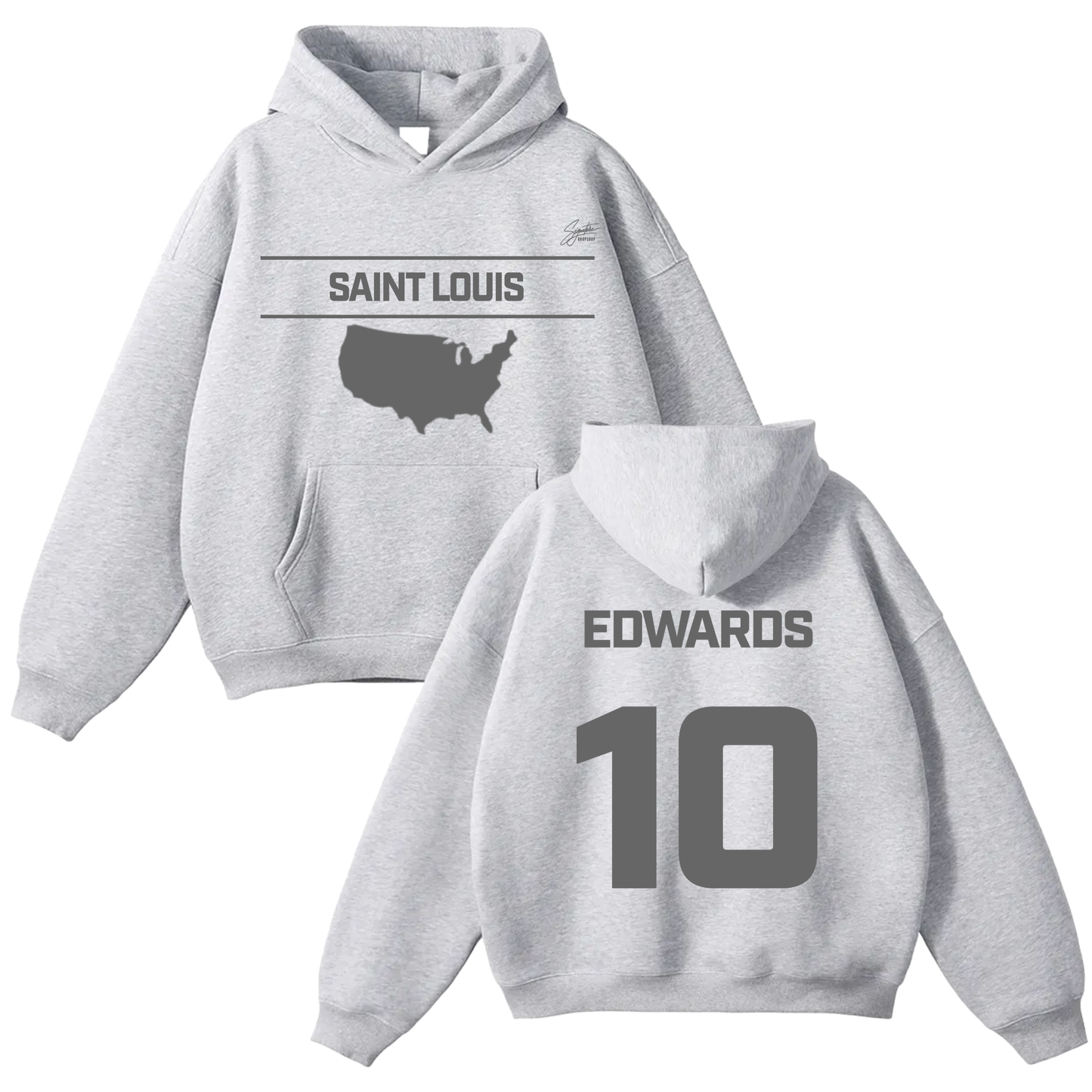 Isaac Edwards Oversize Fleeced Hoodie