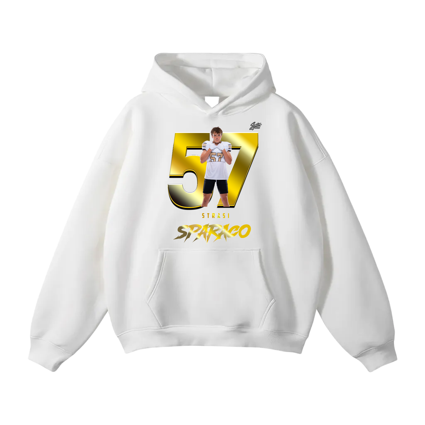 Strasi Sparaco Oversize Fleeced Hoodie