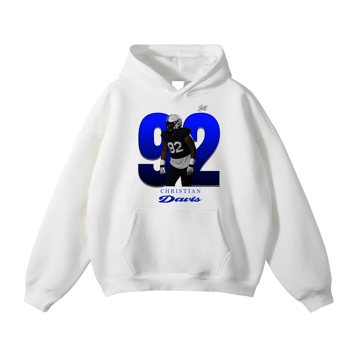 Christian Davis Oversize Fleeced Hoodie