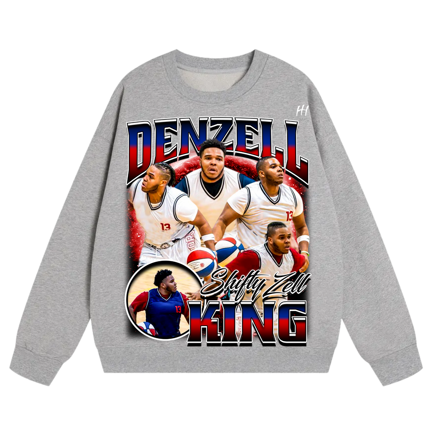 Denzell King Heavyweight Crewneck Sweatshirt