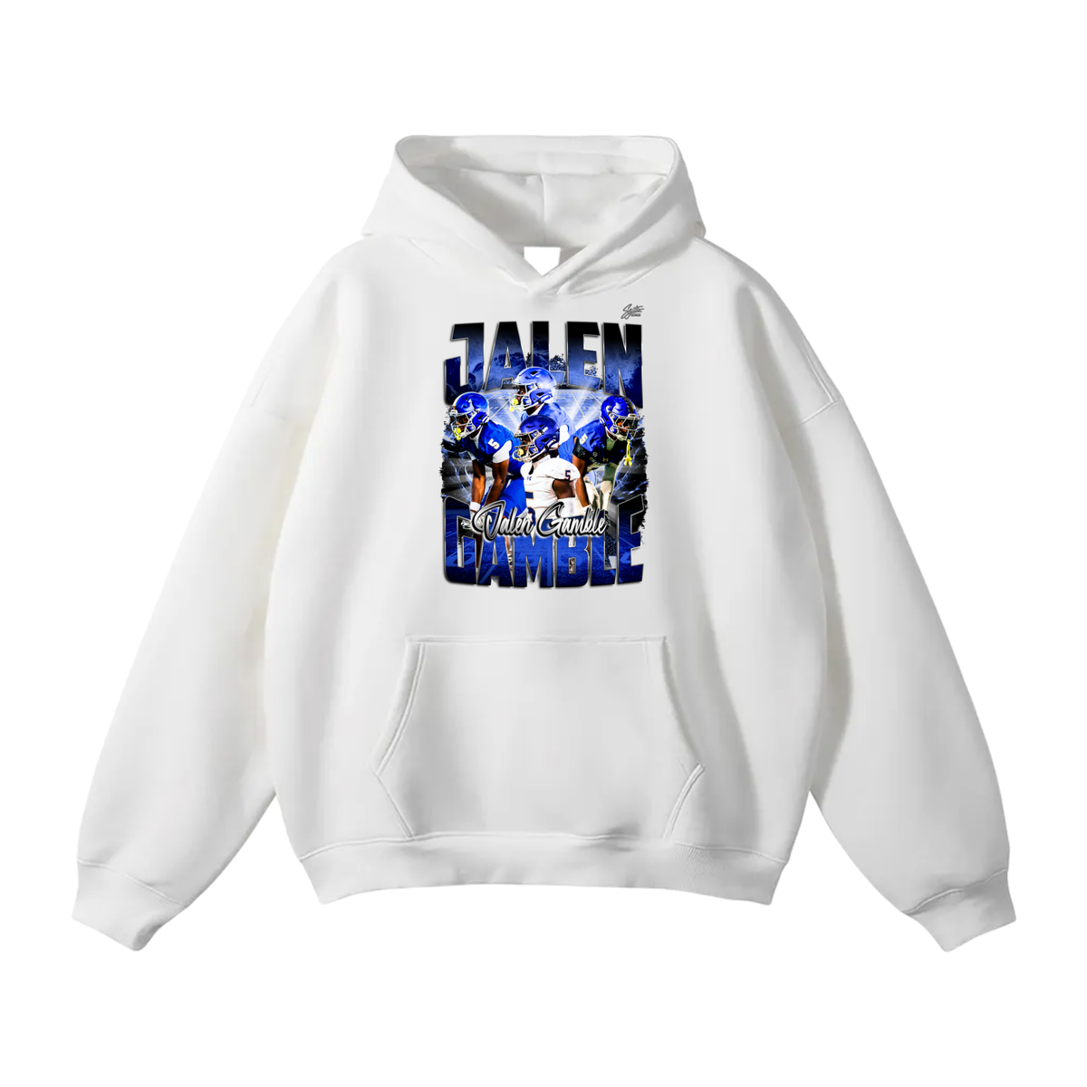 Jalen gamble Oversize Fleeced Hoodie