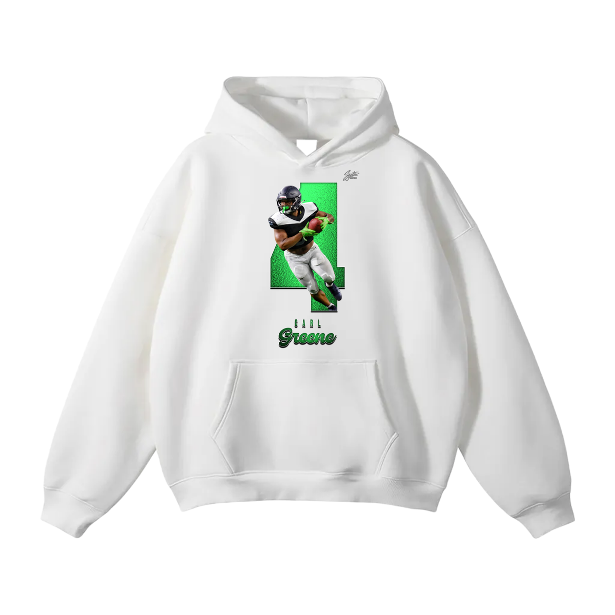 Carl Greene Oversize Fleeced Hoodie