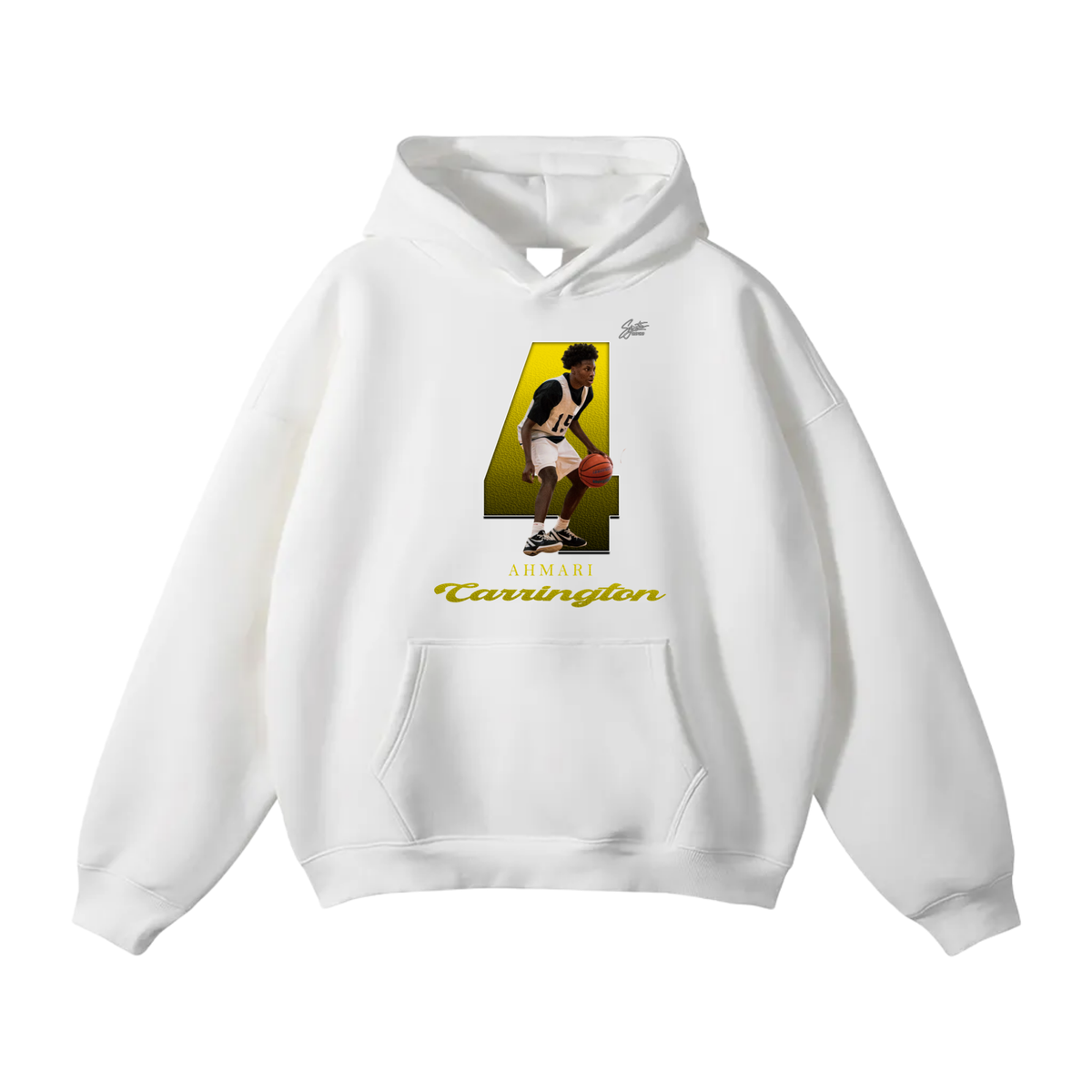 Ahmari Carrington Oversize Fleeced Hoodie