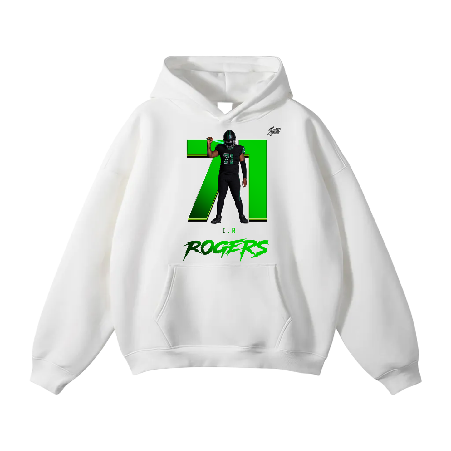 C.R Rogers Oversize Fleeced Hoodie