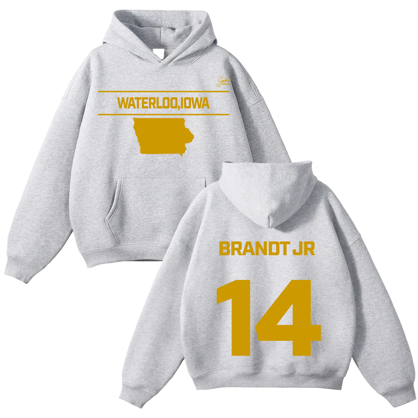 Javaris Brandt Jr Oversize Fleeced Hoodie
