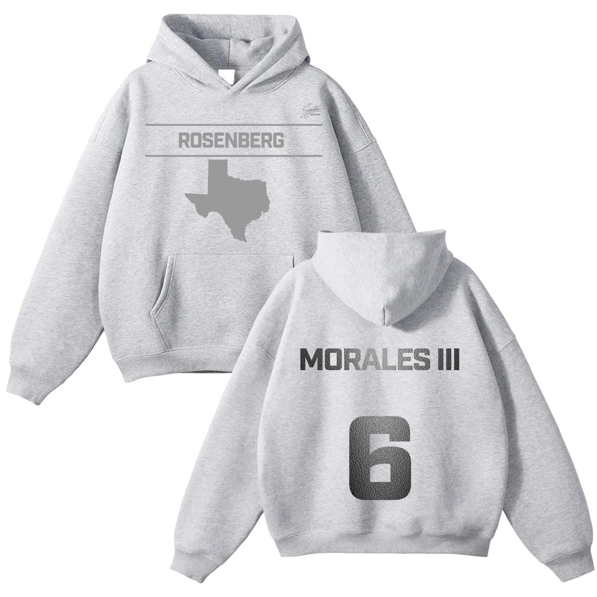 Roman Morales lll Oversize Fleeced Hoodie